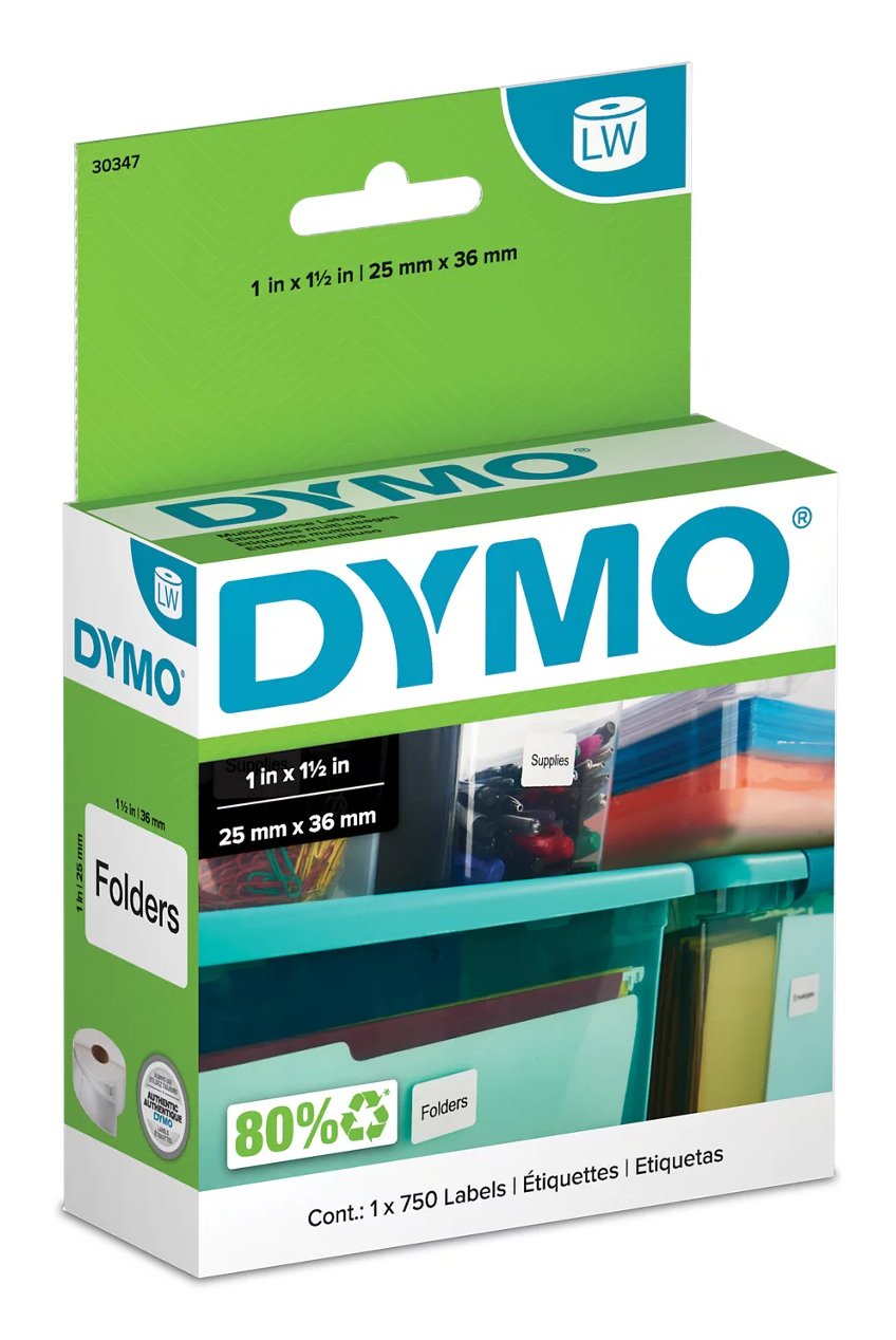DYMO 30347 printer label White Self-adhesive
