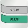 DYMO 91338 printer label Silver