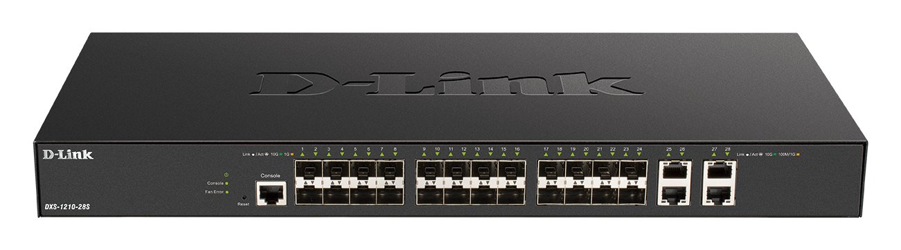 D-Link 24-port 10G SFP+, 4-port 10GBASE-T Smart Managed Switch DXS-1210-28S