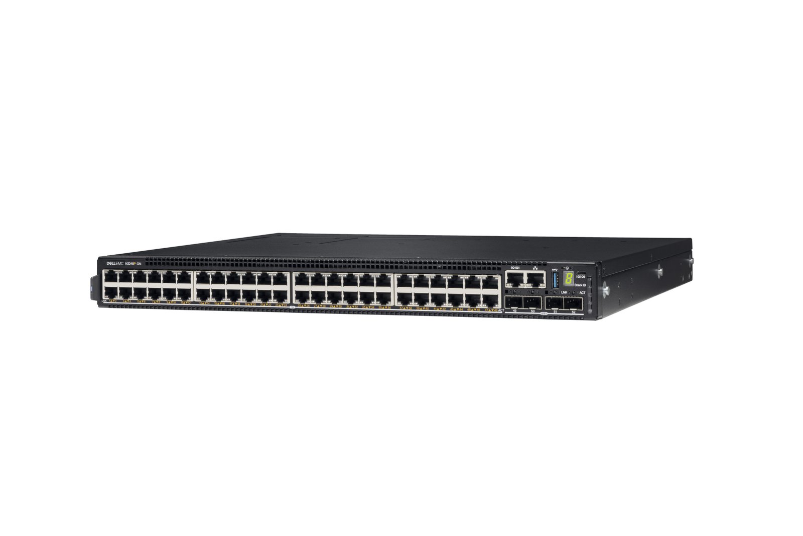 DELL N-Series N3248P-ON Managed Gigabit Ethernet (10/100/1000) Power over (PoE) Black N3248P-ONF