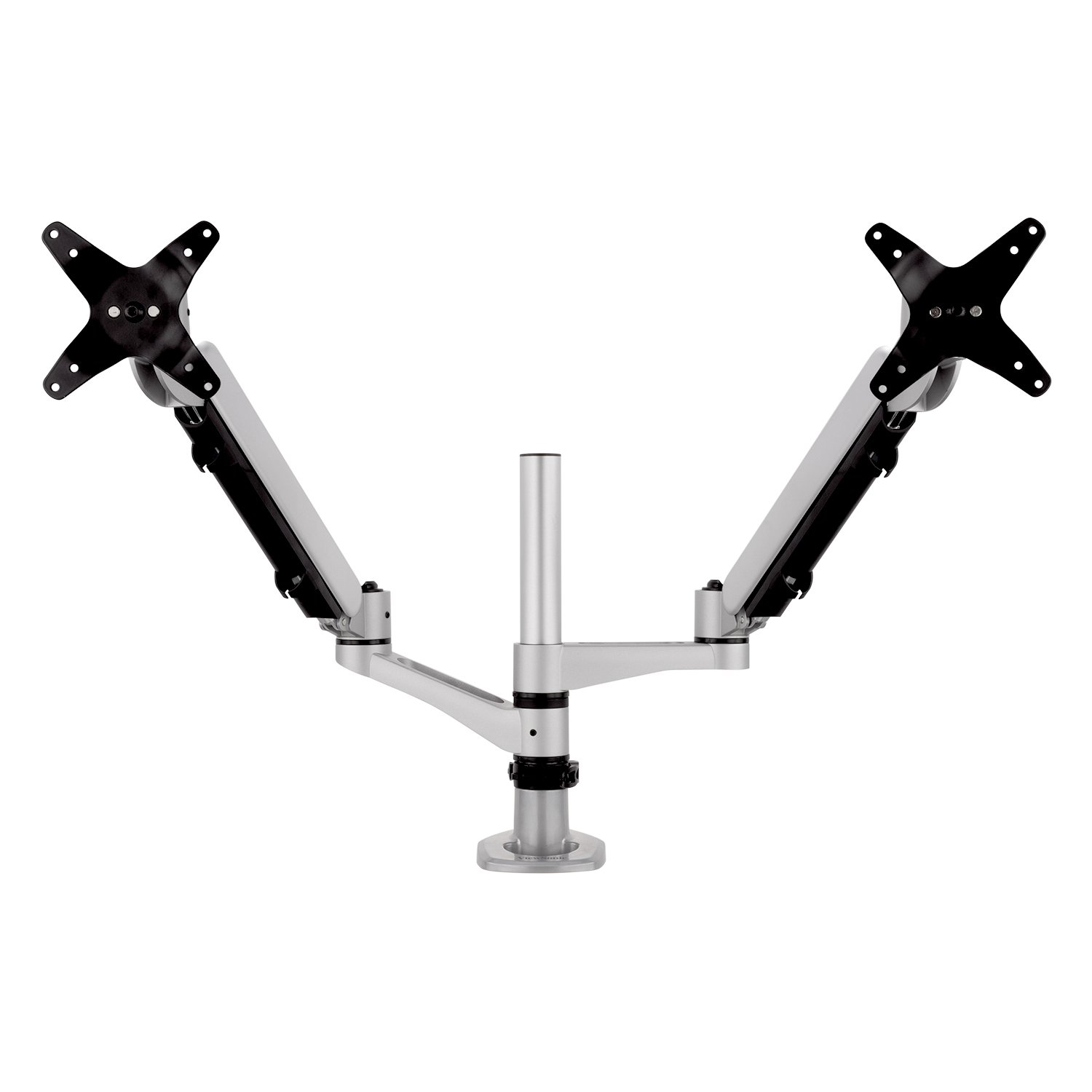 Viewsonic Canada LCD-DMA-002 monitor mount / stand 68.6 cm (27") Desk Black, Silver