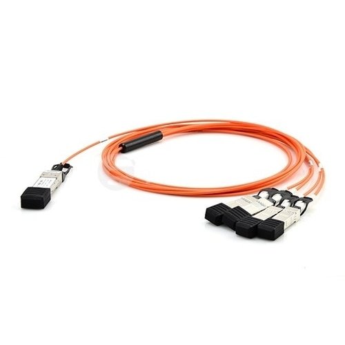 DELL 470-ABMP InfiniBand/fibre optic cable 10 m QSFP+ 4x SFP+ Orange