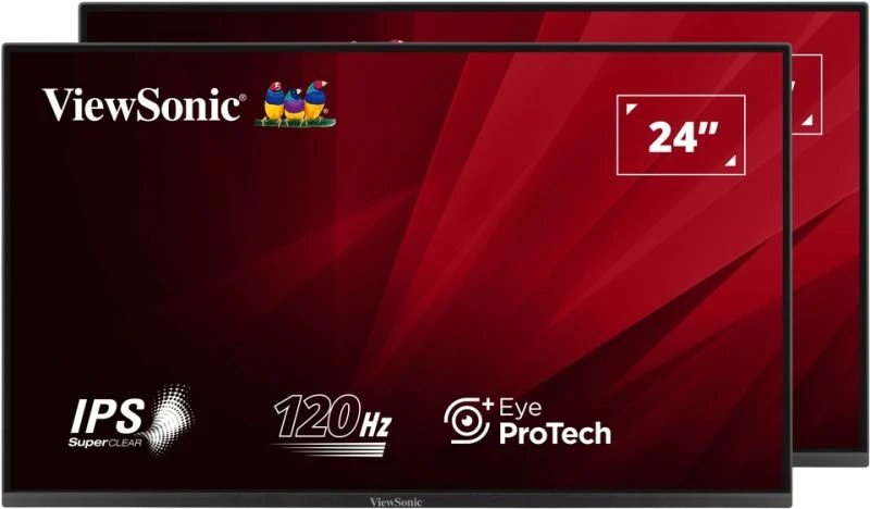 Viewsonic Canada VA VA2456A-MHD_H2 computer monitor 61 cm (24") 1920 x 1080 pixels Full HD LED Black