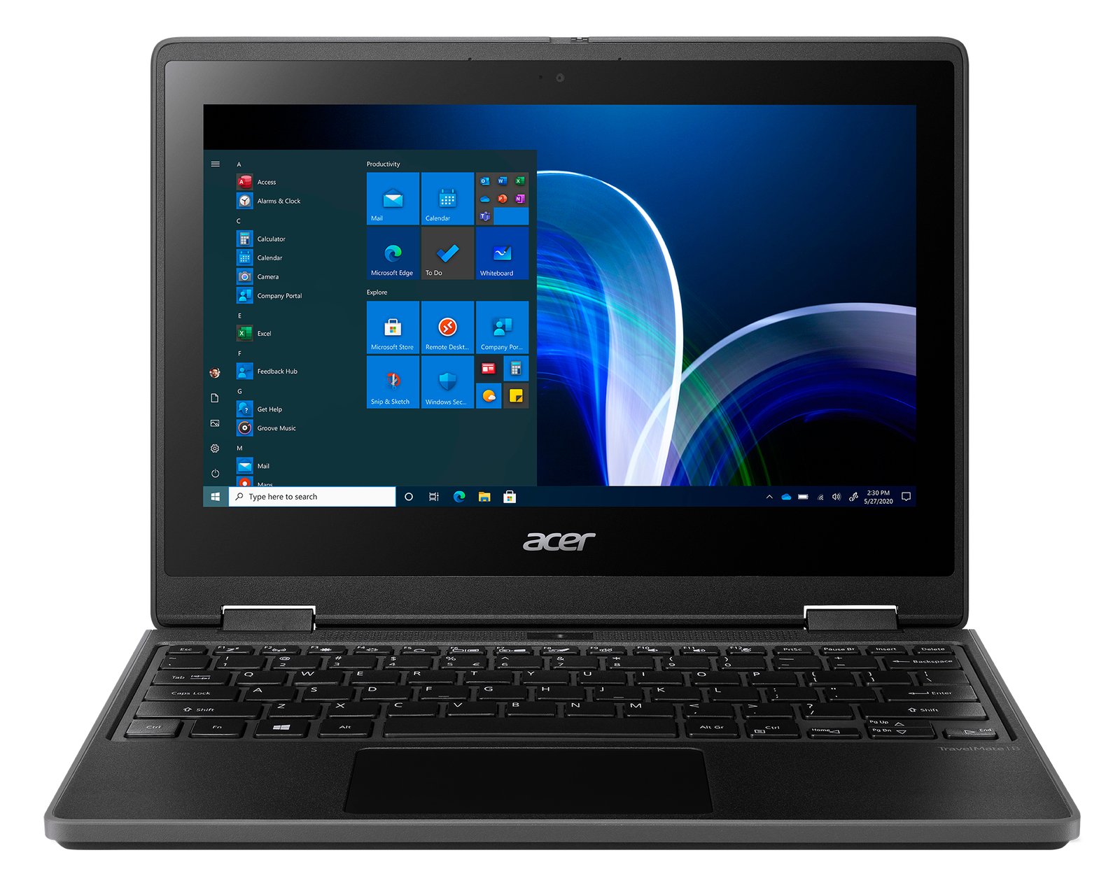Acer TravelMate TMB311R-32-C31R Intel® Celeron® N N5100 Hybrid (2-in-1) 29.5 cm (11.6") Touchscreen NX.VQWAA.001