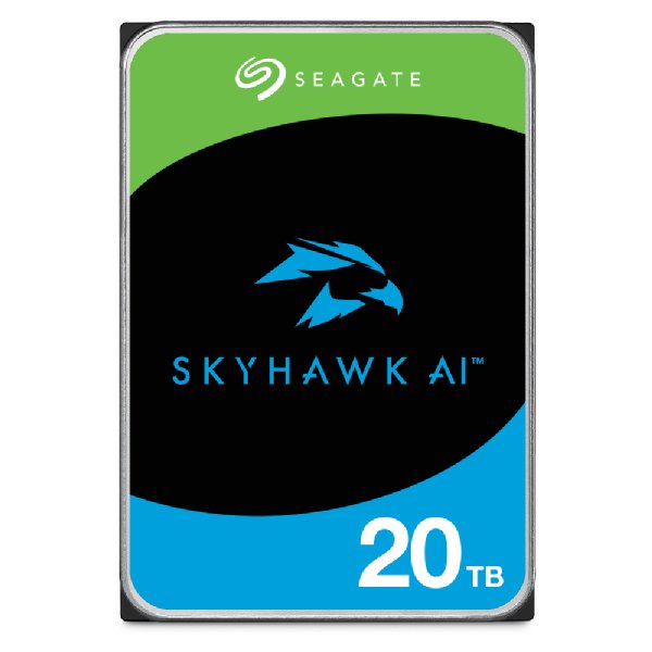 Seagate SkyHawk AI internal hard drive 20 TB 7200 RPM 512 MB 3.5" Serial ATA III ST20000VE003