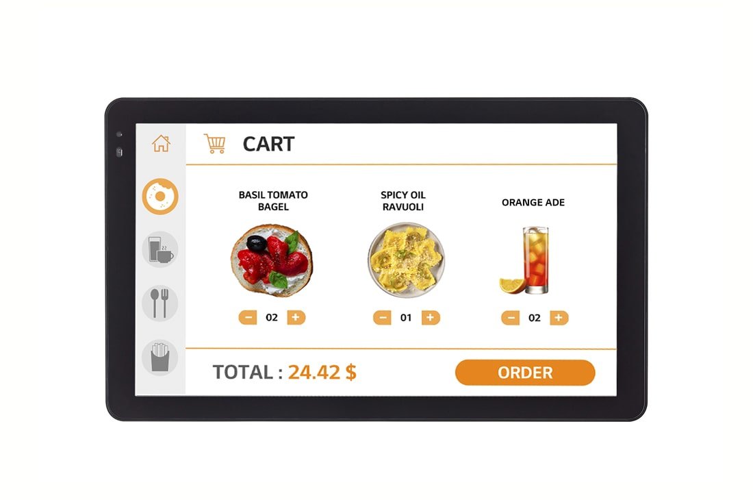 LG 22XF1TJ-B Signage Display Interactive flat panel 54.6 cm (21.5") Wi-Fi 1300 cd/m² Full HD