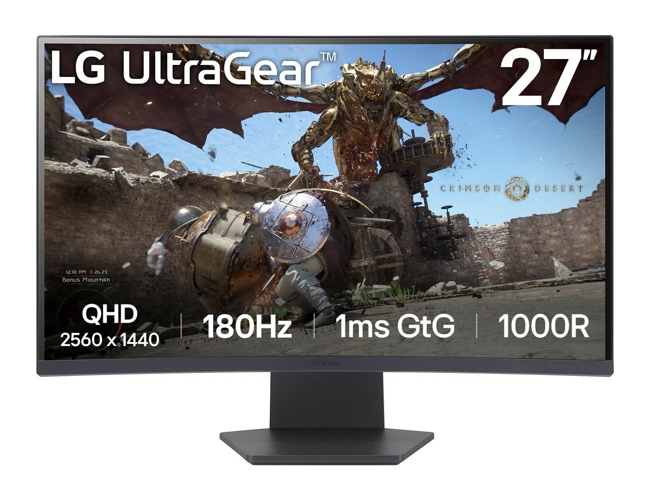 LG 27GS60QX-B computer monitor 68.6 cm (27") 2560 x 1440 pixels Quad HD LCD Black