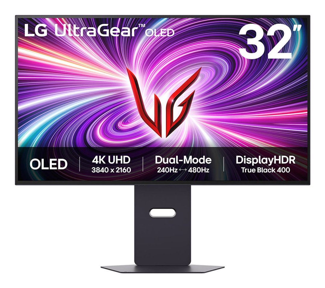 LG 32GS95UV-B computer monitor 81.3 cm (32") 3840 x 2160 pixels 4K Ultra HD OLED Black 32GS95UV-W