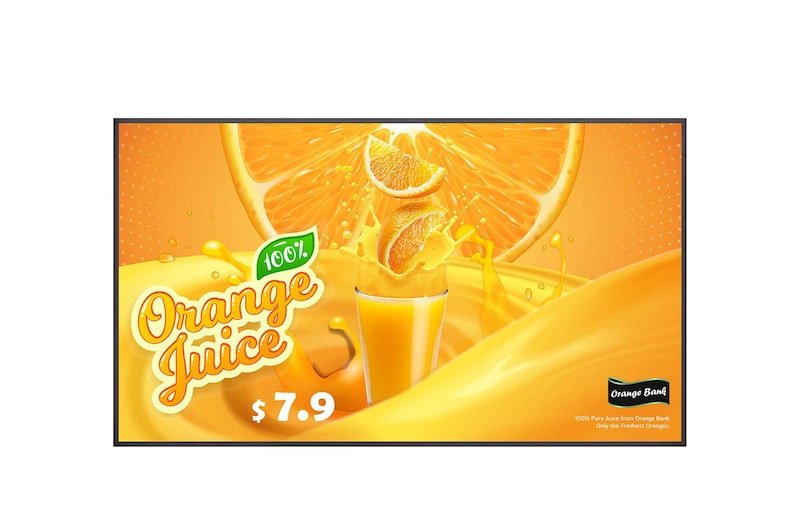LG 65UH5Q-E Signage Display 165.1 cm (65") Wi-Fi 500 cd/m² 4K Ultra HD Black Built-in processor