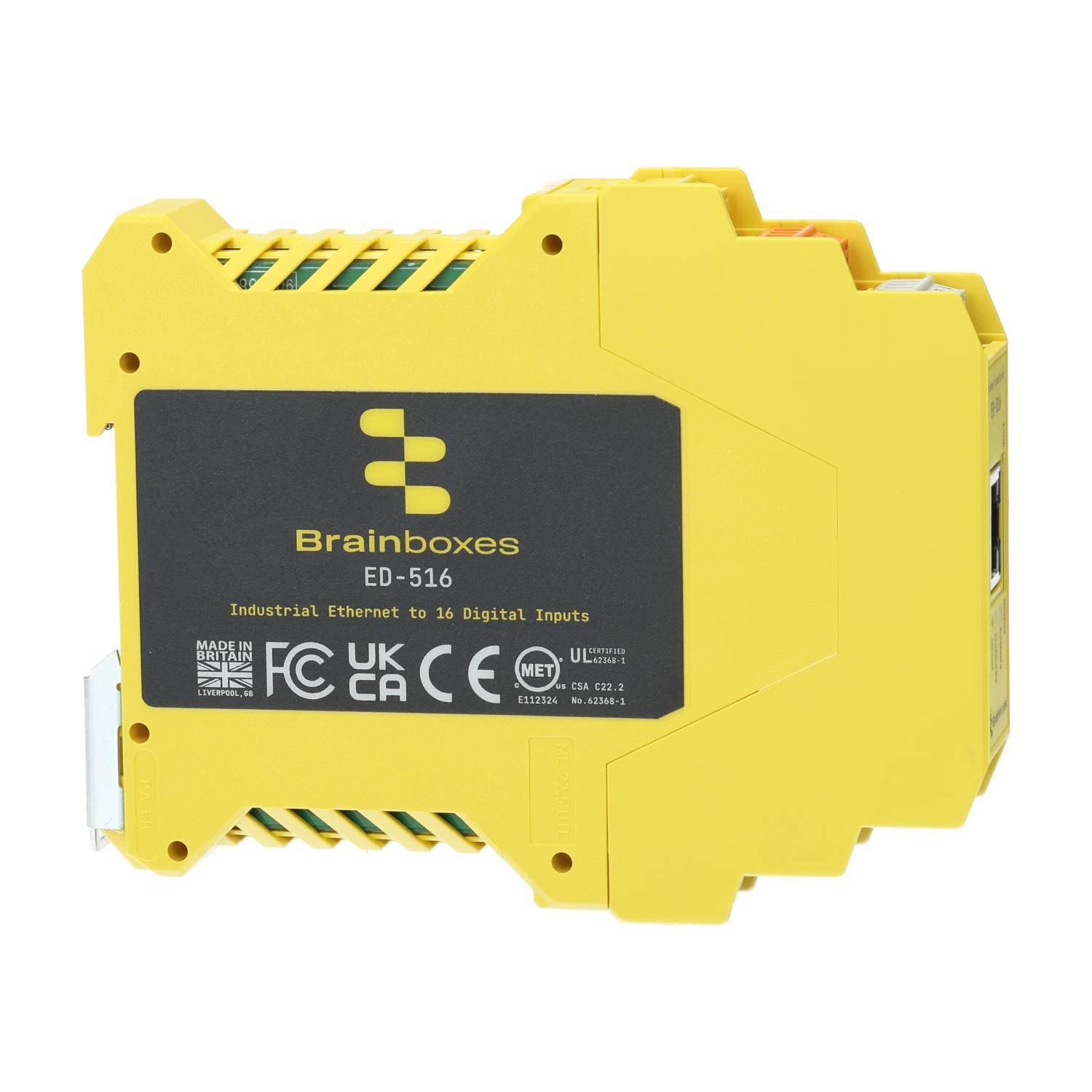 Brainboxes ED-516 Ethernet to 16 Digital Inputs + Serial Gateway