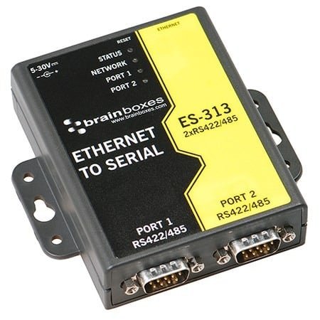 Brainboxes ES-313 2 Port RS422/485 Ethernet to Serial Adapter