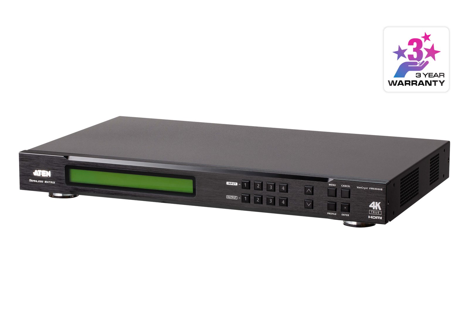 ATEN VM6404HB matrix switcher AV Built-in display