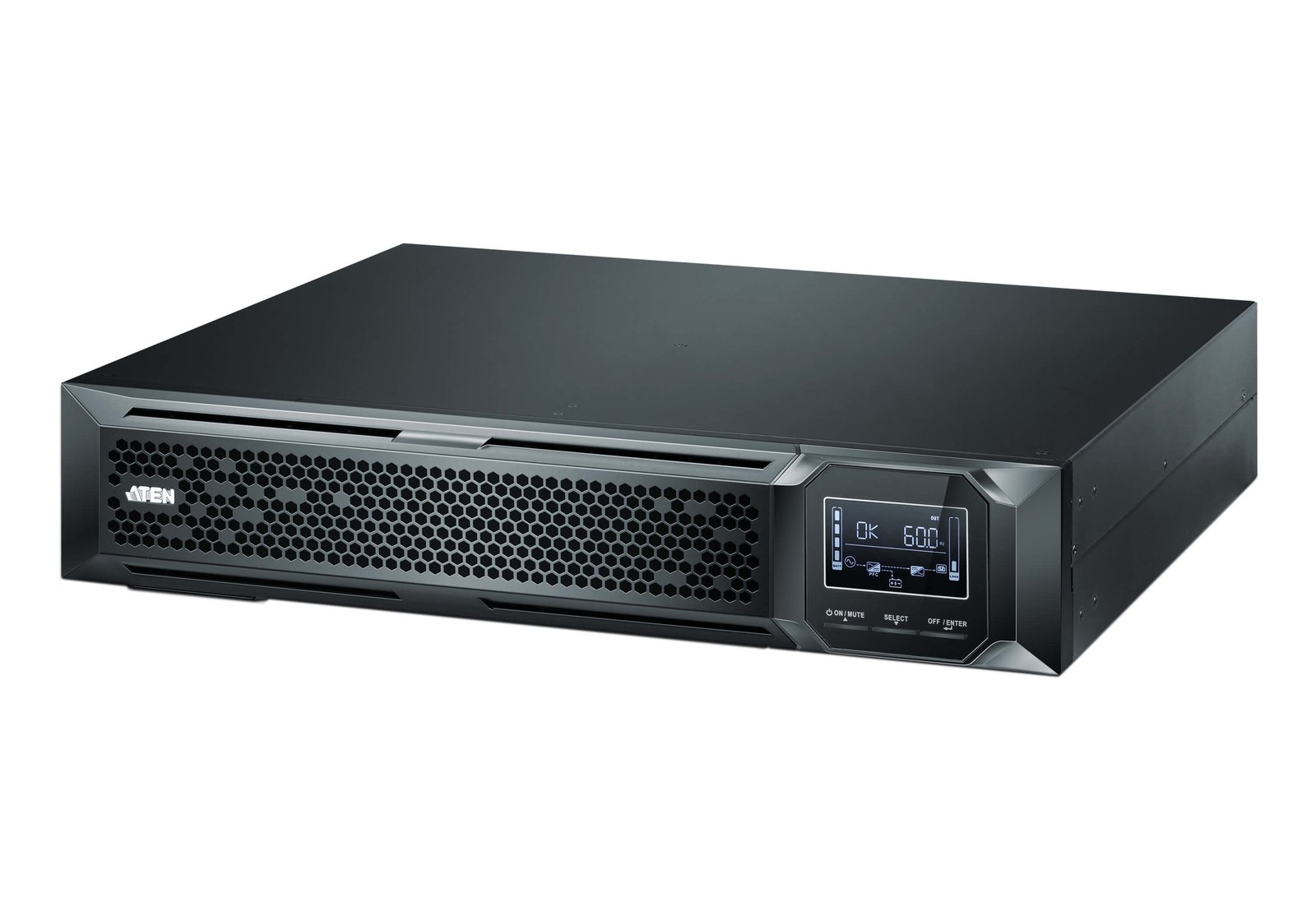 ATEN OL1000LV uninterruptible power supply (UPS) Double-conversion (Online) 1 kVA 1000 W 8 AC