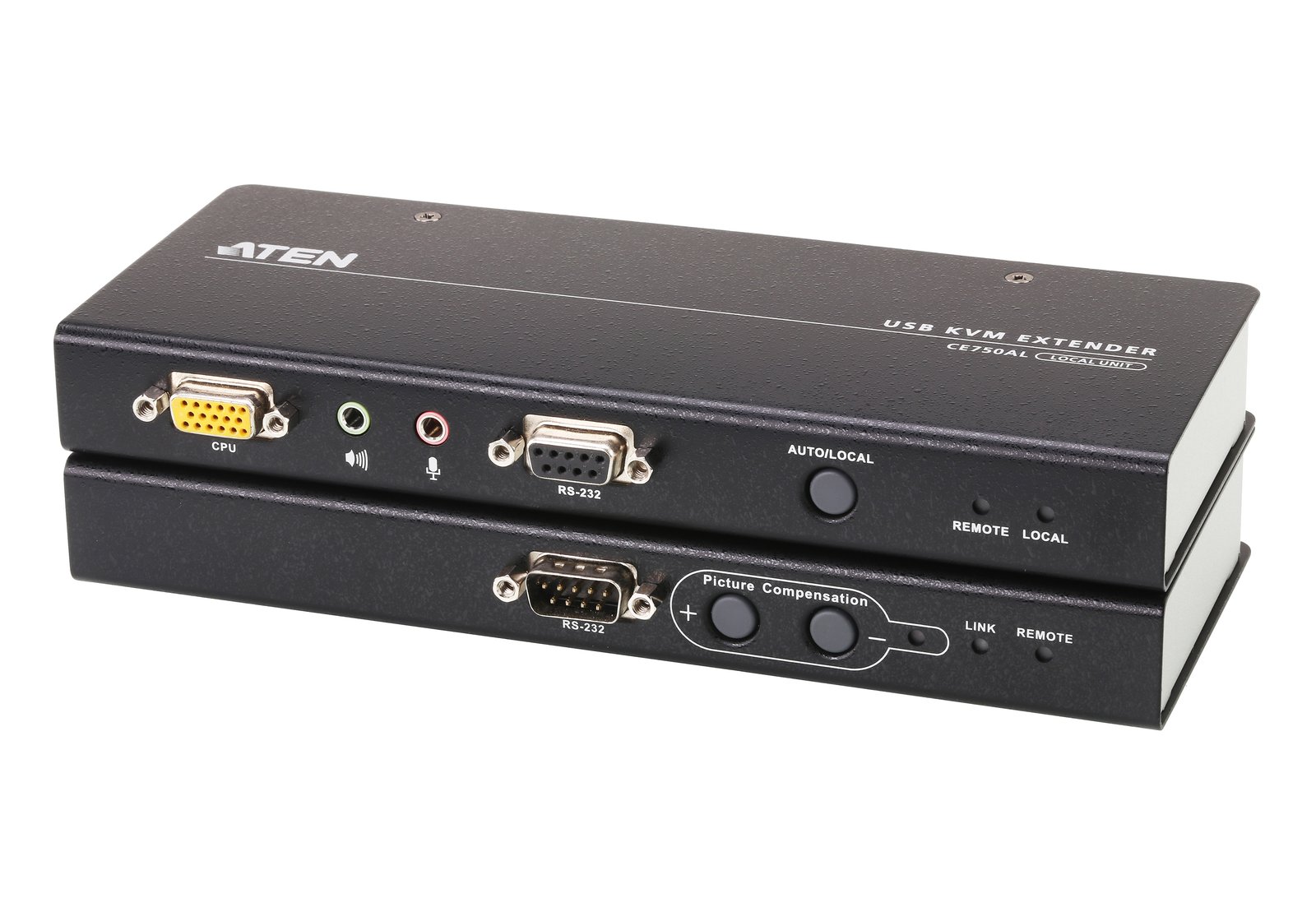 ATEN USB VGA KVM Extender with Audio and RS-232 (200m) CE750A