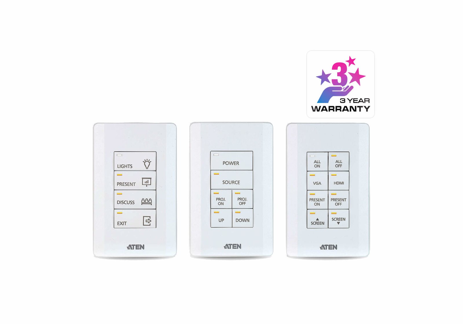 ATEN VK108US video conferencing accessory Remote control White