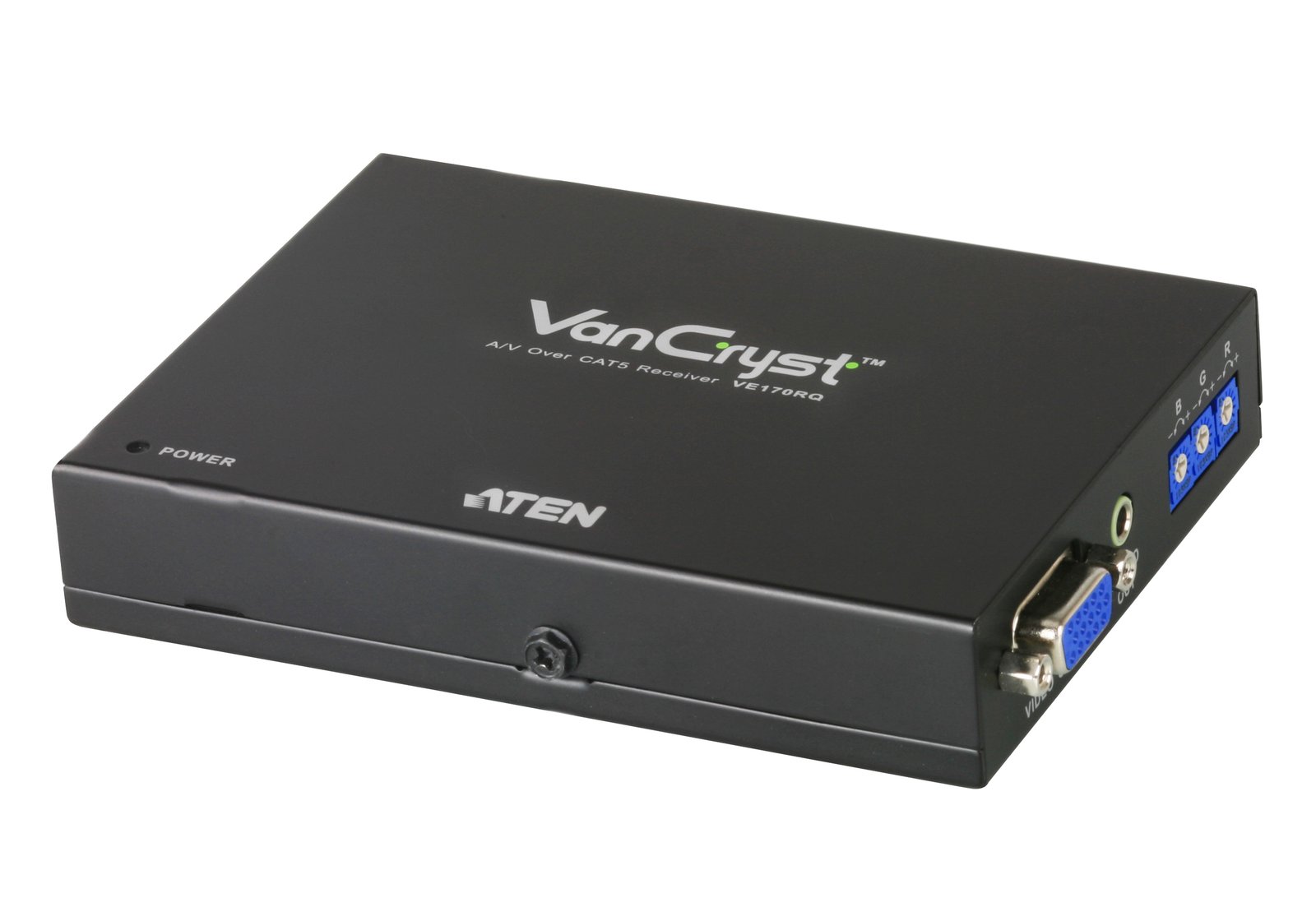 ATEN VE170RQ AV extender receiver Black