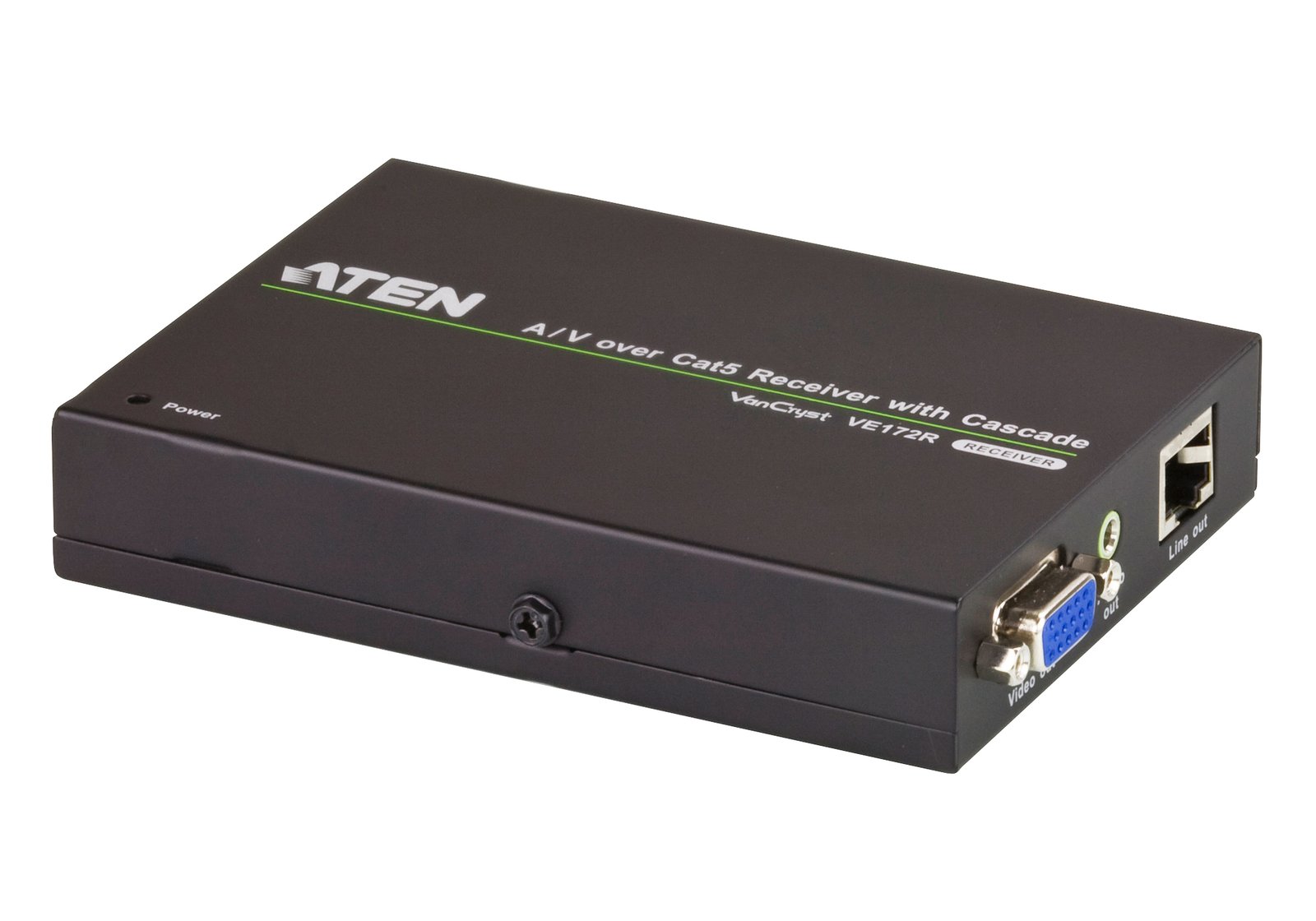 ATEN VE172R AV extender receiver Black