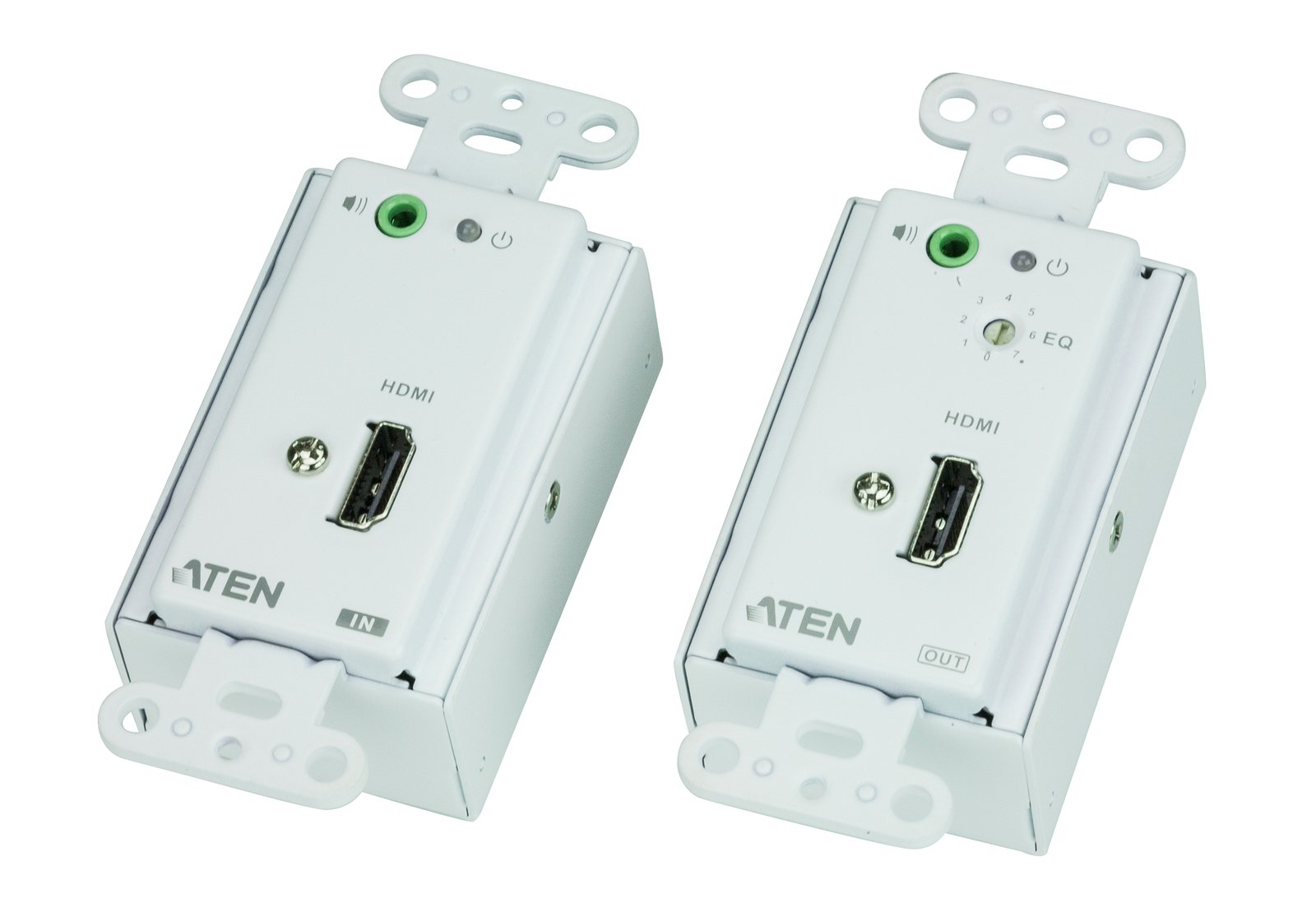ATEN VE806 AV extender transmitter & receiver White