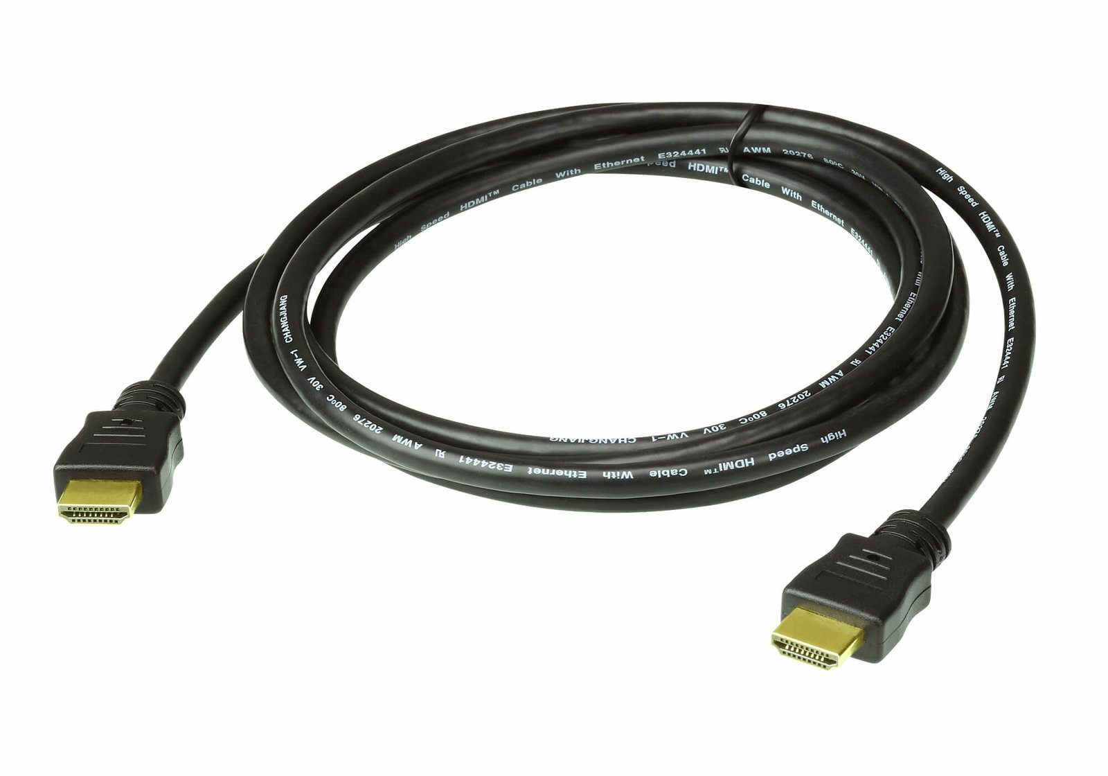 ATEN High Speed HDMI Cable with Ethernet True 4K ( 4096X2160 @ 60Hz); 2 m 2L-7D02H-1
