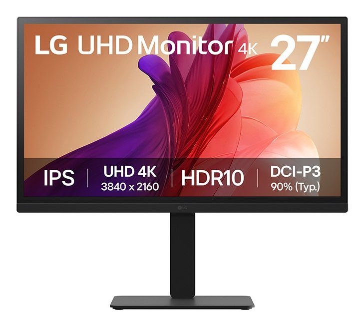 LG 27BA45U-B computer monitor 68.6 cm (27") 3840 x 2160 pixels 4K Ultra HD Black LAAA015-G32
