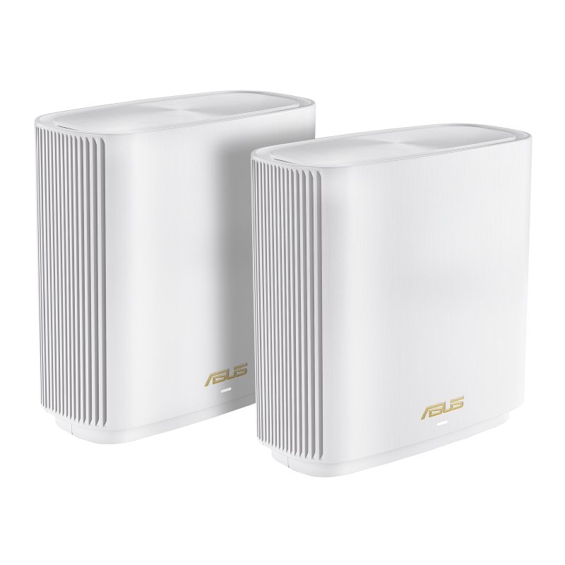 ASUS ZenWiFi XT9 (W-2-PK) Tri-band (2.4 GHz / 5 / Wi-Fi 6 (802.11ax) White 4 Internal XT9 W-2-PK