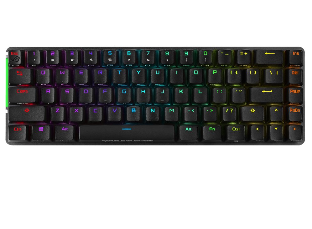ASUS M601ROGFALCHIONNX keyboard Gaming RF Wireless + USB QWERTY US English Black, Grey