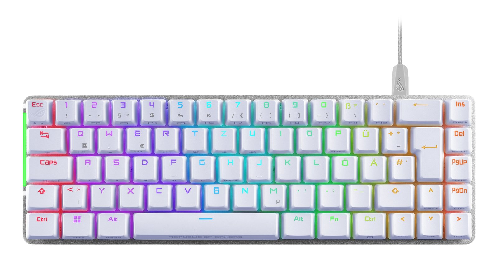 ASUS M602 FALCHION ACE/NXBN/WHT/US/PBT keyboard Gaming USB White M602FALCHIONACE/NXBN
