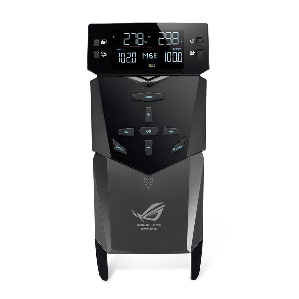 ASUS OC Panel fan speed controller 4 channels 6.6 cm (2.6") LCM Black