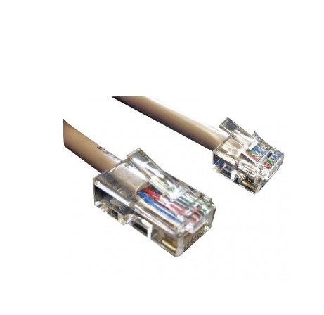 apg Solutions RJ-45\RJ-12, 5ft parallel cable Brown 1.5 m CD-017A