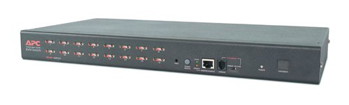 APC by Schneider Electric 16 Port Multi-Platform Analog KVM switch Rack mounting Black AP5202