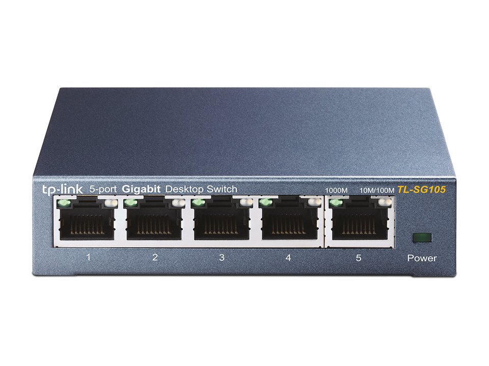 TP-Link 5-Port 10/100/1000Mbps Desktop Network Switch TL-SG105