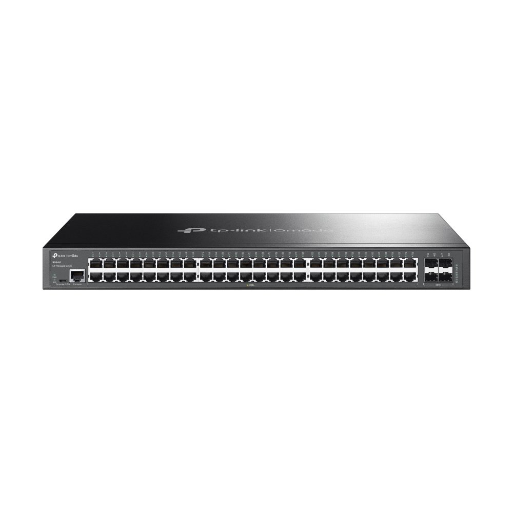 TP-Link JetStream 48-Port Gigabit L2 Managed Switch with 4 SFP Slots SG3452