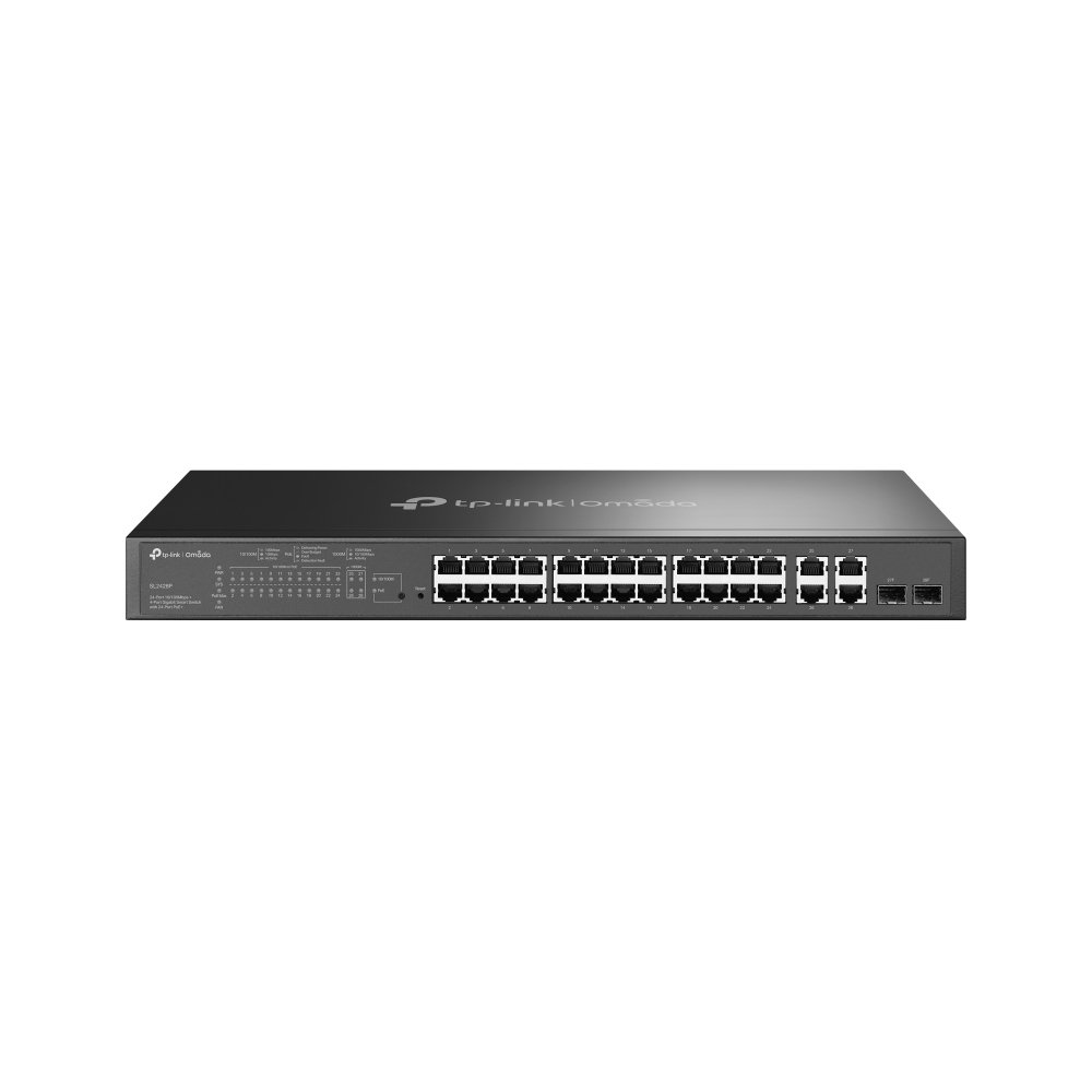 TP-Link JetStream TL-SL2428P network switch Managed L2 Fast Ethernet (10/100) Power over (PoE) 1U