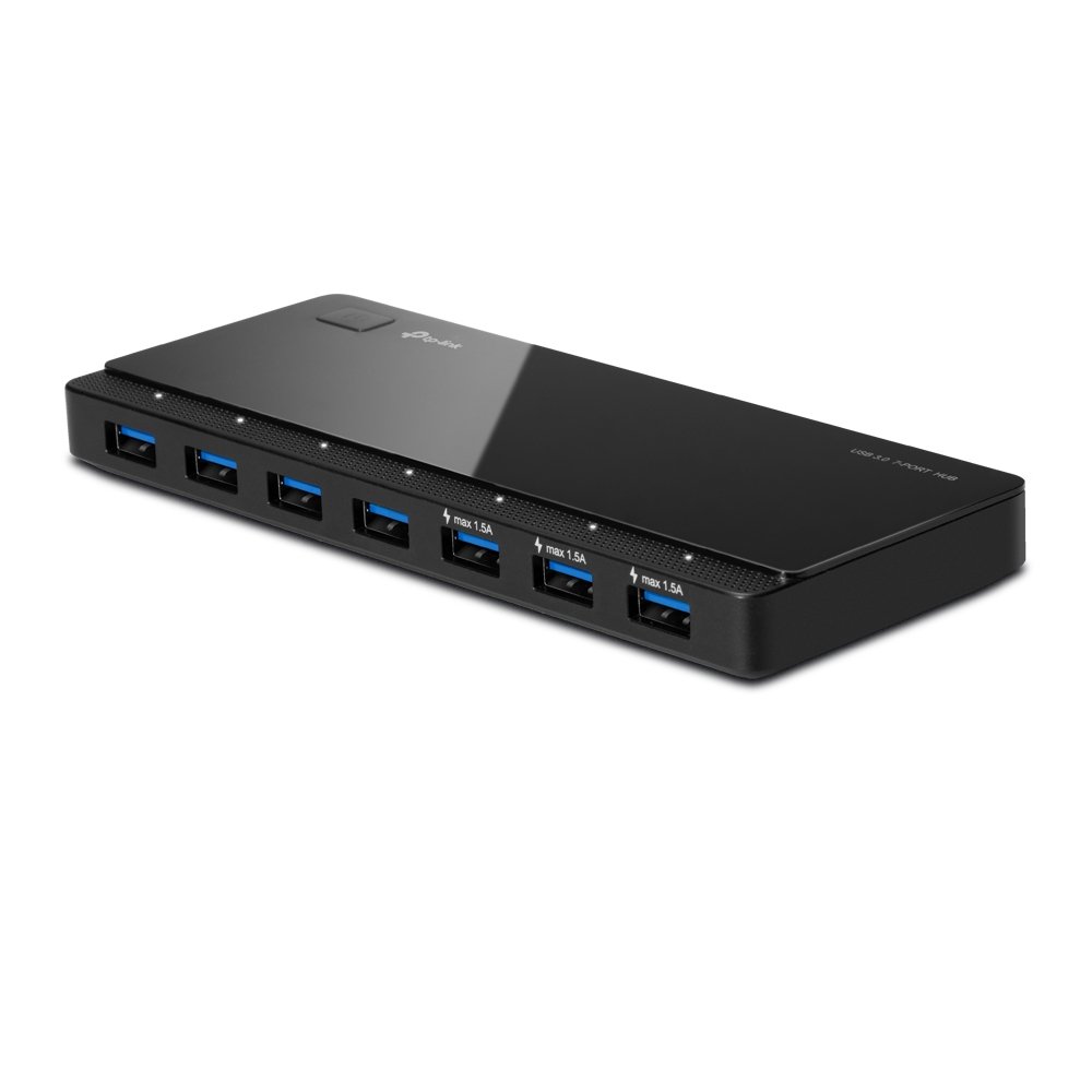 TP-Link UH700 interface hub USB 3.2 Gen 1 (3.1 Micro-B 5000 Mbit/s Black