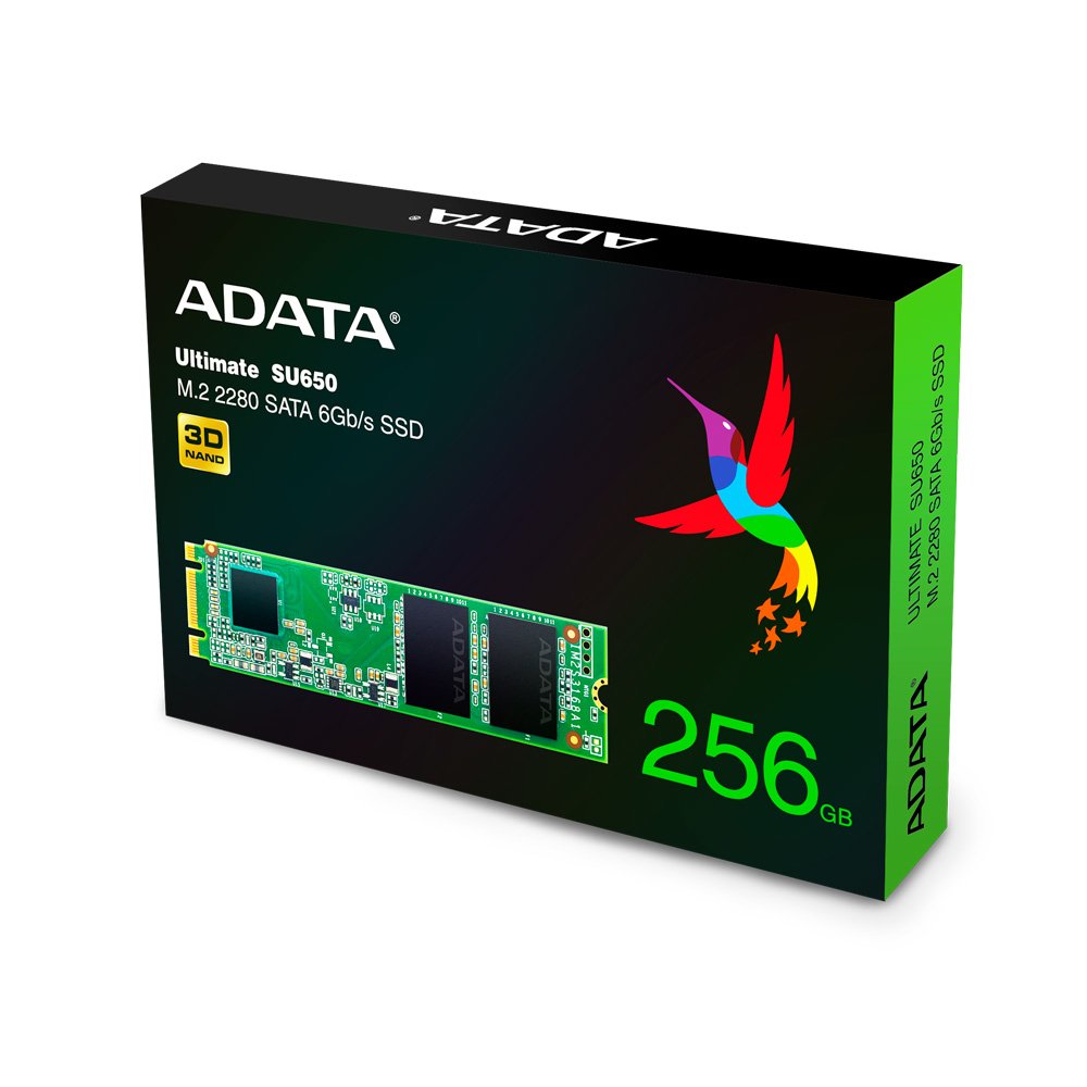 ADATA TECHNOLOGY LA Ultimate SU650 256 GB M.2 Serial ATA III 3D NAND ASU650NS38-256GT-C