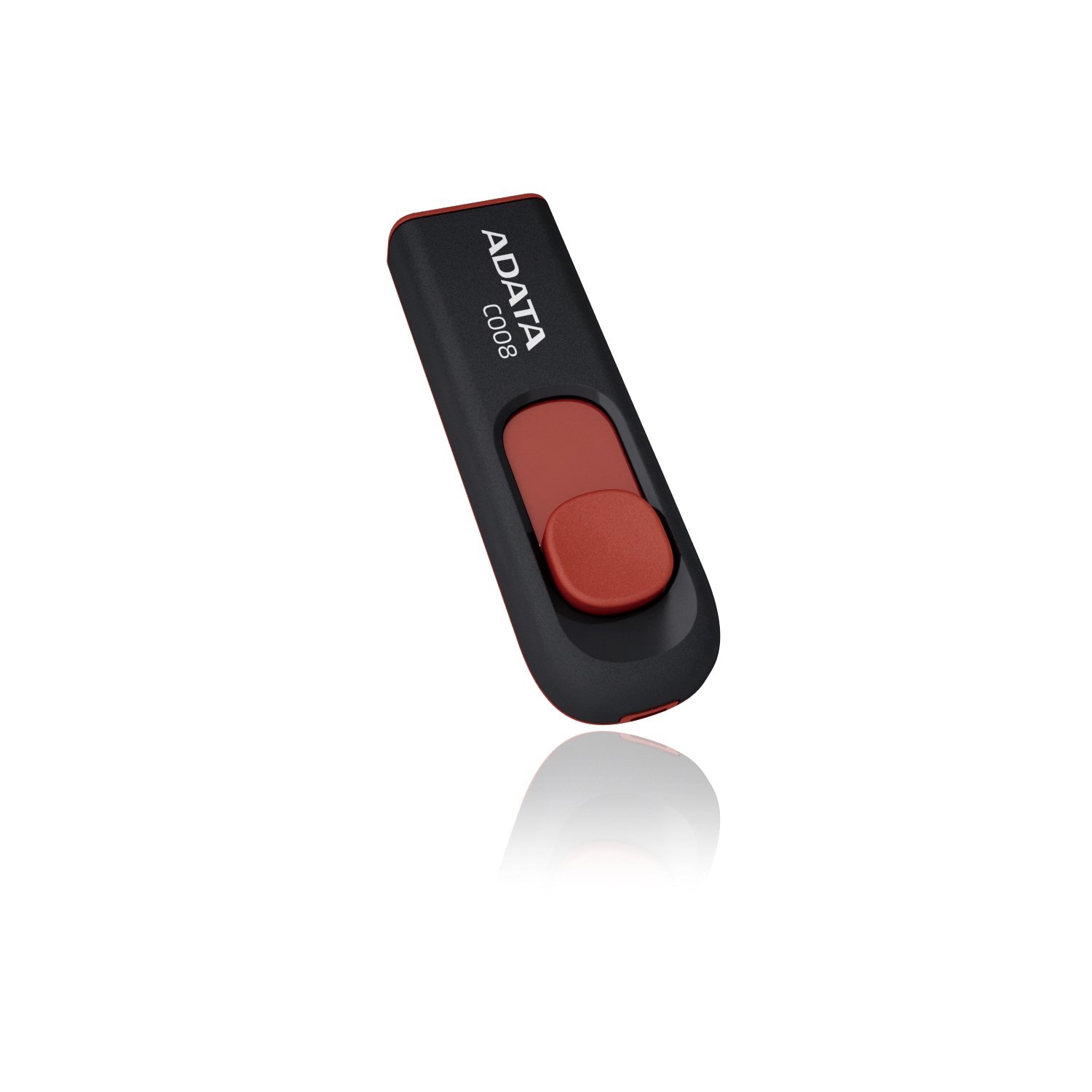 ADATA TECHNOLOGY LA C008 64GB USB flash drive Type-A 2.0 Black, Red AC008-64G-RKD