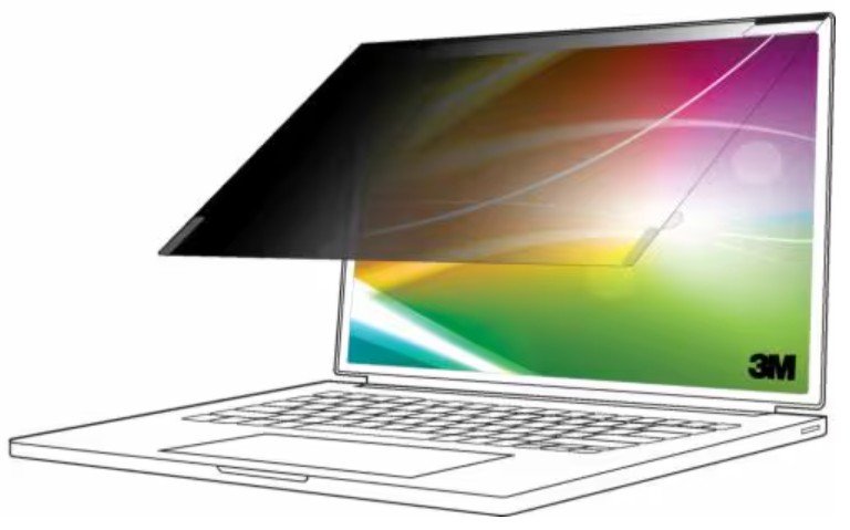 3M BP140W1E display privacy filter 35.6 cm (14") Netbook Frameless