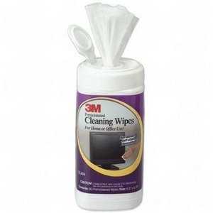 3M Antistatic Wipes CL610, 80-count canister