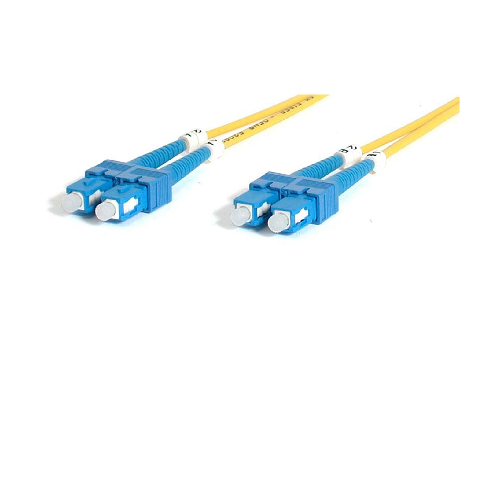 Startech StarTech.com Fiber Optic Cable - Single-Mode Duplex 9/125 - LSZH - SC/SC - 2 m SMFIBSCSC2