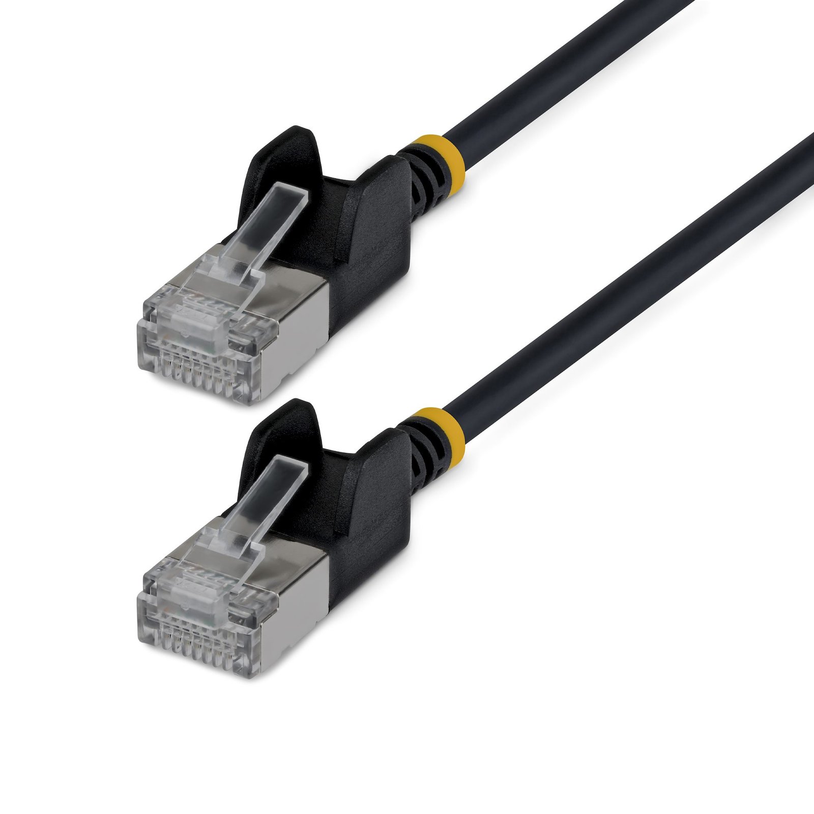 Startech StarTech.com 14ft Black Ultra Slim Cat6A Ethernet Cable, Snagless, FTP, Pure Bare Copper N6APATSTP34BKS-14FT