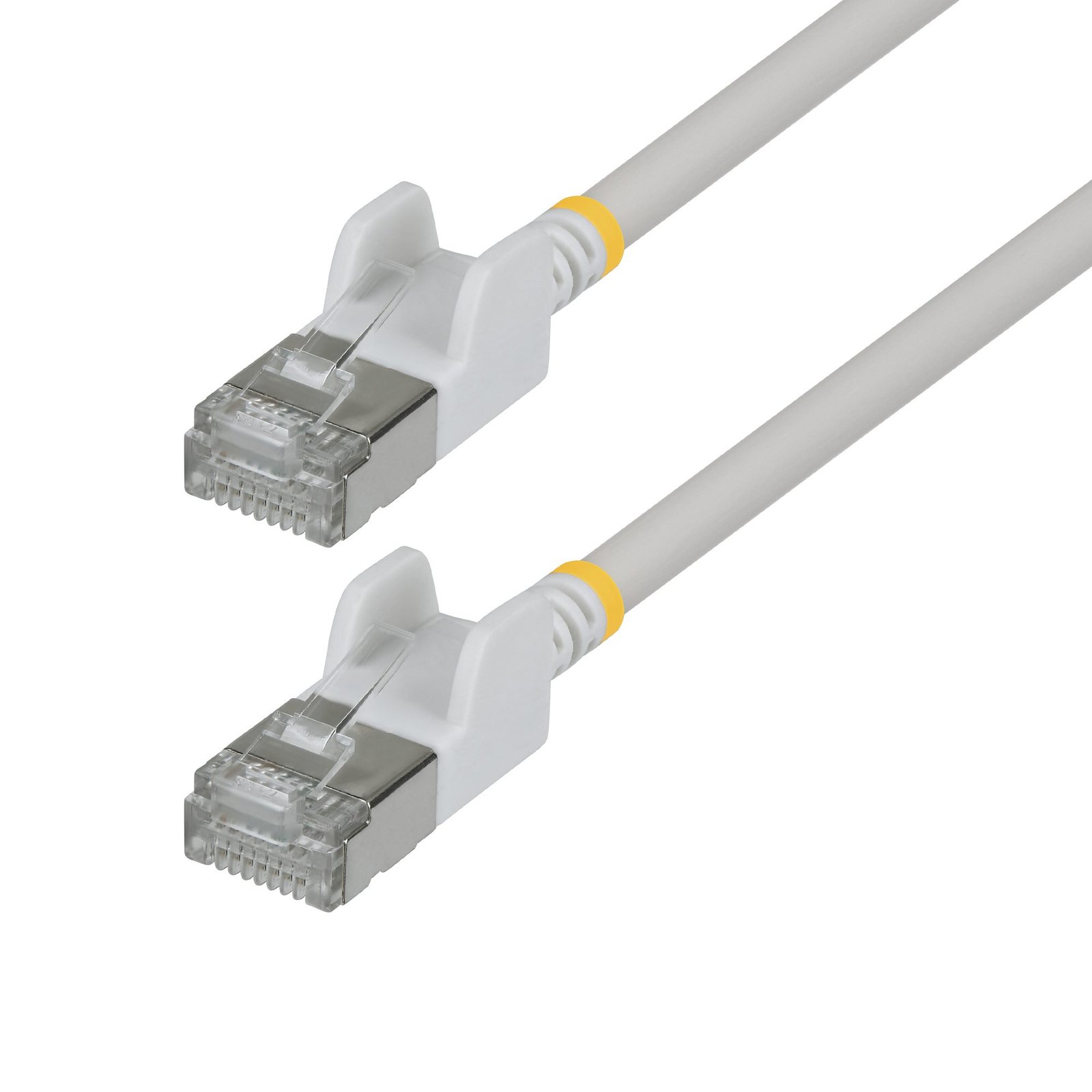 Startech StarTech.com 10ft White Ultra Slim Cat6A Ethernet Cable, Snagless, FTP, Pure Bare Copper N6APATSTP34WHS-10FT